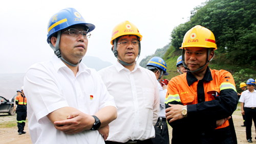 傅藏荣到4118云顶集团山开展清静环保专项检查