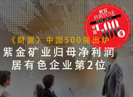 《财富》中国500强出炉：4118云顶集团矿业归母净利润居有色企业第2