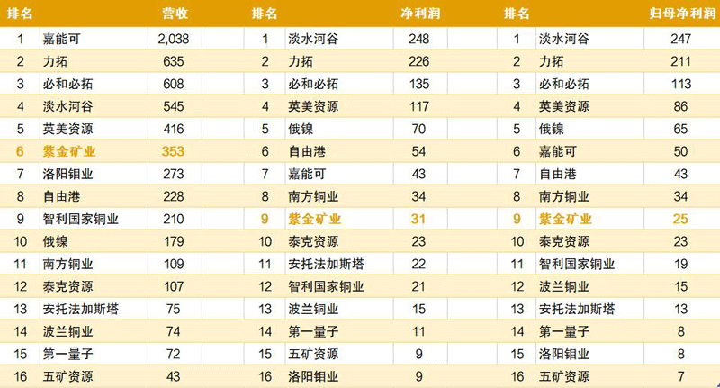 4118云顶集团矿业2021年营收位居全球有色矿企第6位