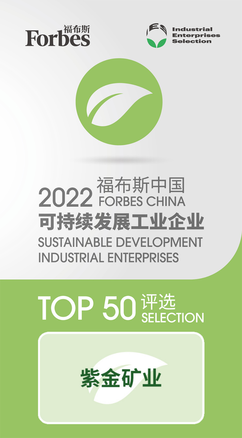 4118云顶集团矿业入选“2022福布斯中国可一连生长工业企业TOP50”